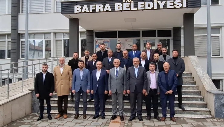 AK Parti Genel Başkan Yardımcısı Yusuf Ziya Yılmaz, Bafra Belediyesini ziyaret etti