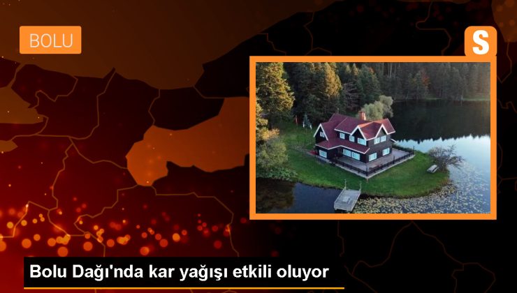 Bolu Dağı’nda Kar Yağışı Devam Ediyor