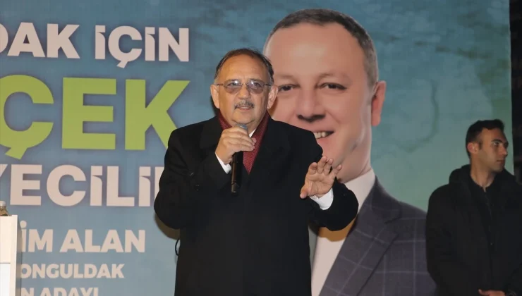 Çevre Bakanı Özhaseki: Yerel seçimlerde geleceğimizi oyluyoruz