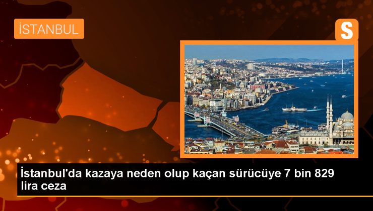 Esenler’de kaçan otomobil sürücüsüne 7 bin 829 lira ceza kesildi