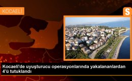 Kocaeli’de Uyuşturucu Operasyonunda 4 Zanlı Tutuklandı