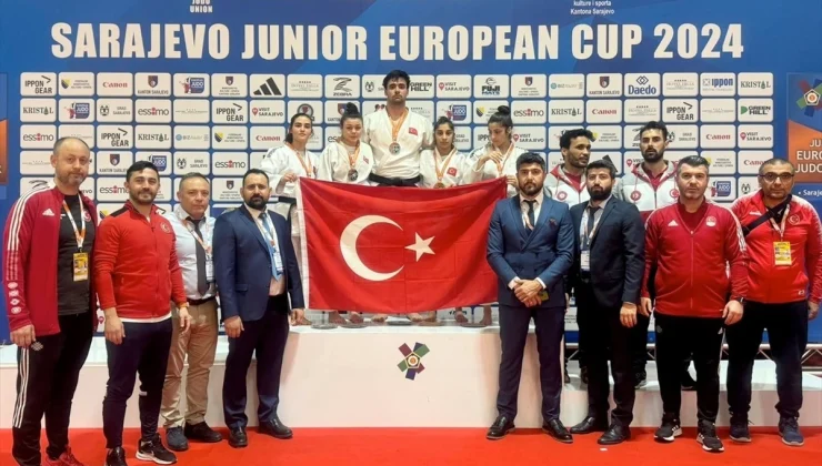 Türk sporcular Bosna Hersek’te Gençler Judo Avrupa Kupası’nda 12 madalya kazandı