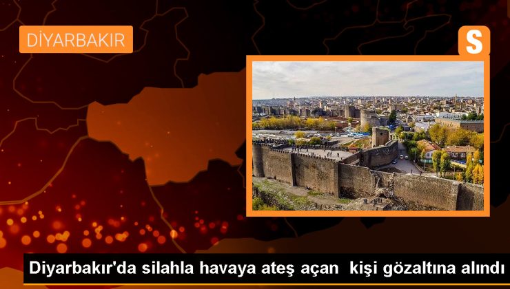 Diyarbakır Bismil’de Silahla Havaya Ateş Açan Şüpheli Gözaltına Alındı