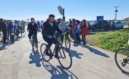 Samsun Bafra’da Kuş Cenneti’nde Bisiklet Turu Düzenlendi