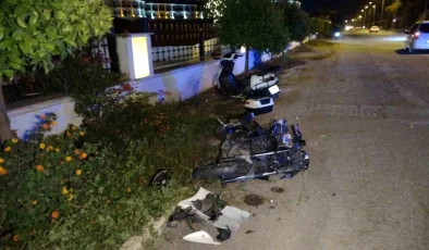 Antalya’da Alman turistler motosiklet kazasında yaralandı