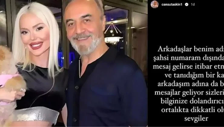 Cansu Taşkın’dan dolandırıcılık uyarısı