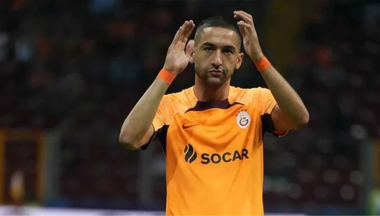 Galatasaraylı Hakim Ziyech, şampiyonluk kutlamalarında Filistin’i unutmadı