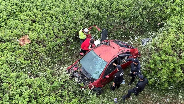 Gebze’de otomobilin istinat duvarından uçması sonucu 2. ölüm