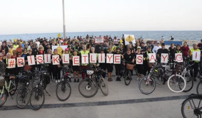 Mersin’de Bisikletli Gezginler Derneği, Bisiklet Kazasında Hayatını Kaybeden Kişi İçin Tepki Gösterdi