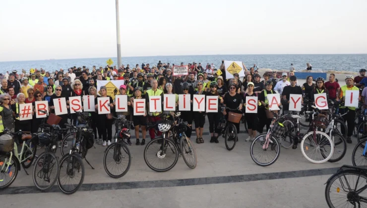 Mersin’de Bisikletli Gezginler Derneği, Bisiklet Kazasında Hayatını Kaybeden Kişi İçin Tepki Gösterdi