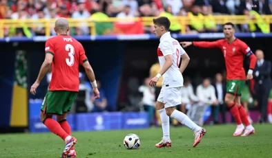 Avrupa Futbol Şampiyonası’nda Türkiye Portekiz’e 3-0 yenildi