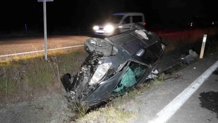 Kastamonu’da Otomobil Takla Attı: 2 Yaralı