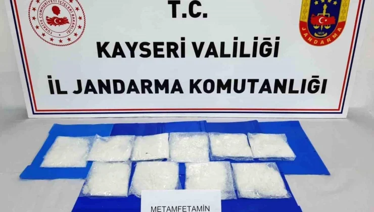 Kayseri’de 1 kilo 150 gram uyuşturucu ele geçirildi