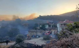 Manisa’da Dibek Dağı’nda çıkan orman yangınında 300 hektar alan zarar gördü