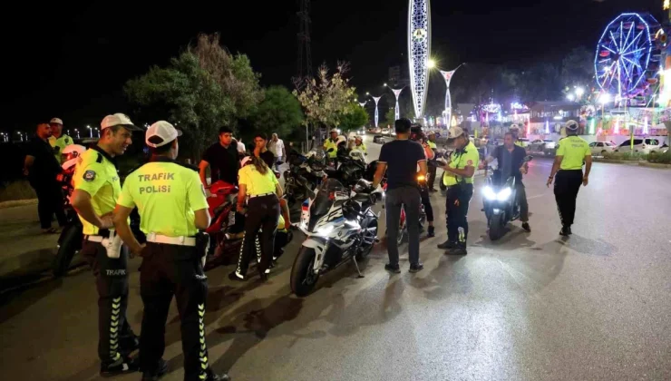 Adana’da Kurallara Uymayan 347 Motosikletliye Cezai İşlem Uygulandı