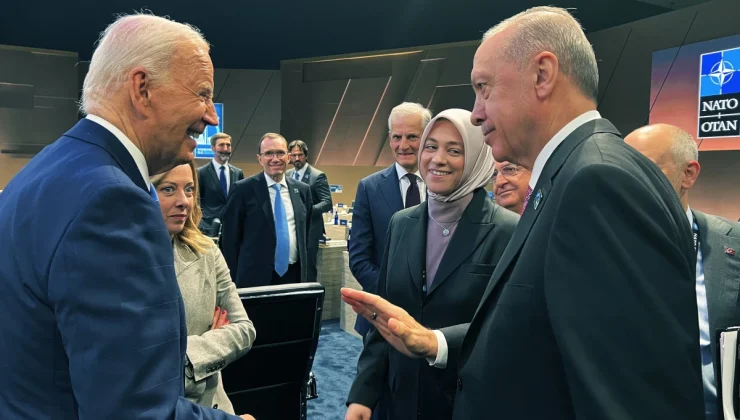 Erdoğan ve Biden, NATO Liderler Zirvesi’nde görüştü