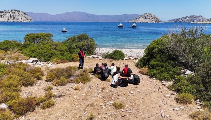 Marmaris’te 19 düzensiz göçmen yakalandı