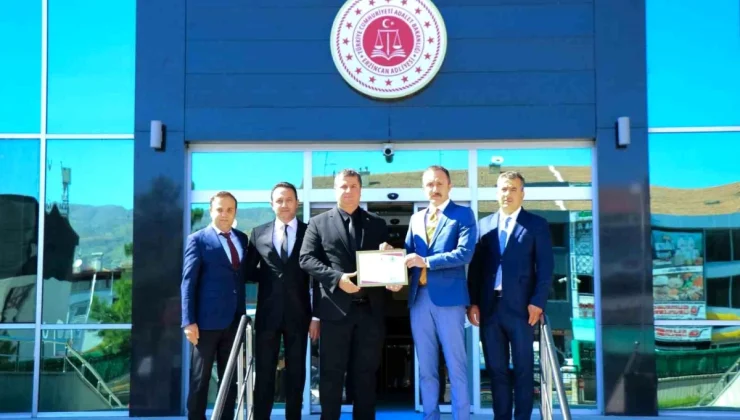 Erzincan Adliye Sarayı’na Erişilebilirlik Belgesi Verildi