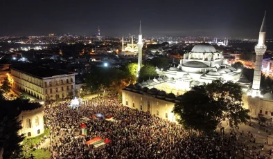 İstanbul’da Hamas lideri suikastını protesto eden gruplar yürüyüş düzenledi