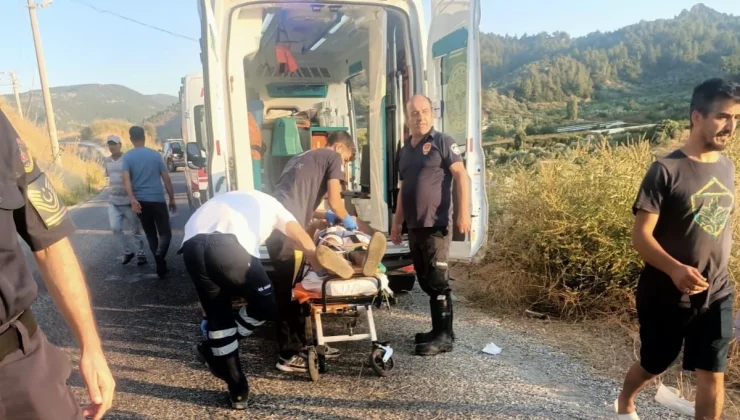 Manisa’da otomobil dereye uçtu: 3 yaralı