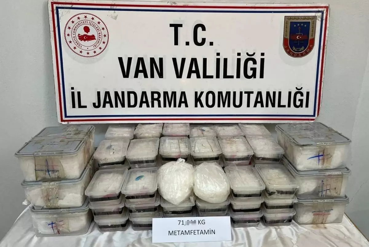 Van’da Uyuşturucu Operasyonu: 71 Kilo Ele Geçirildi